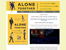 Tablet Screenshot of alonetogetherbook.com